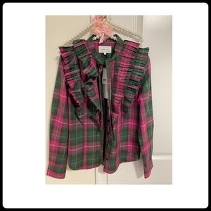 CURRENT ELLIOT Purch Ruffle Top